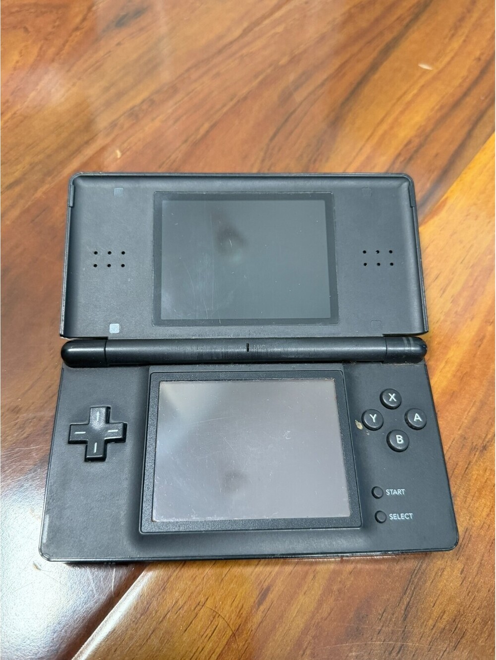 Nintendo DS Lite Black Handheld Game Console *FOR PARTS, NOT WORKING*